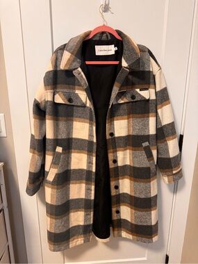 Calvin Klein Plaid Jacket